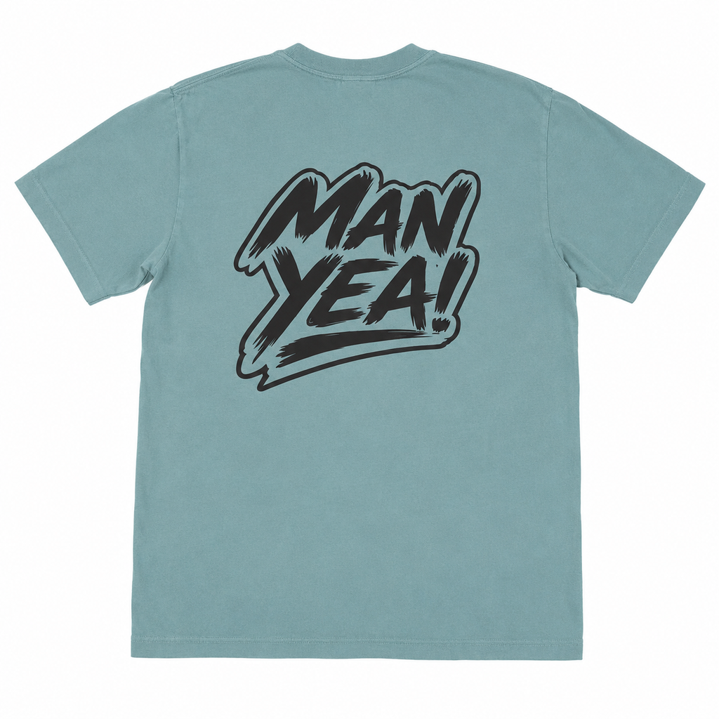 MAN YEA! Logo Tee (Front and Back)