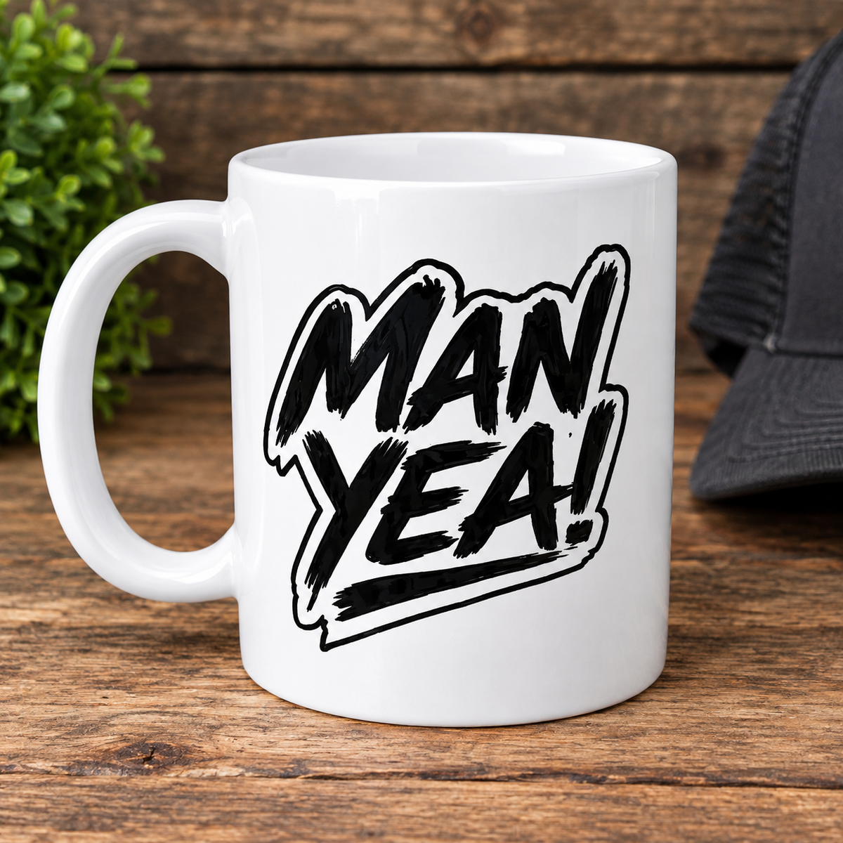 MAN YEA 12oz Coffee Mug